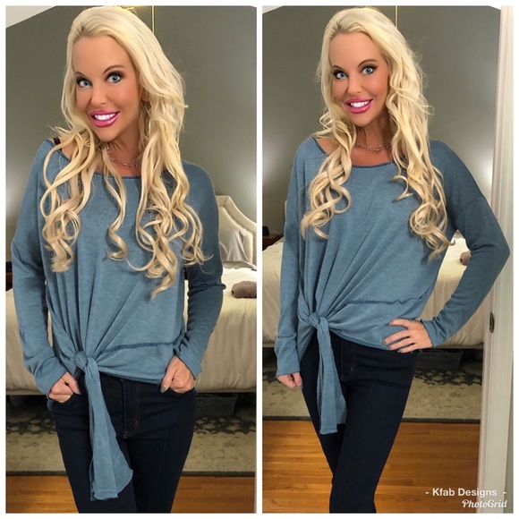 💕LAST 1! SALE! Jersey Knit Side Tie Tunic! - Picture 2 of 7